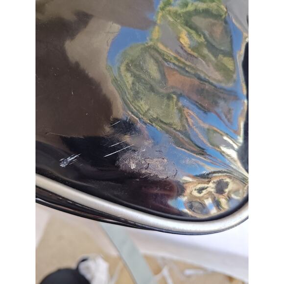 Vintage Nike Patent Leather‎ Look Black Silver Messenger Gym Soccer Shoulder Bag - Picture 9 of 16